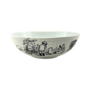 Large Disney Serving Bowl Winnie The Pooh Sketchbook 9 1/2" x 3" Kitchenware